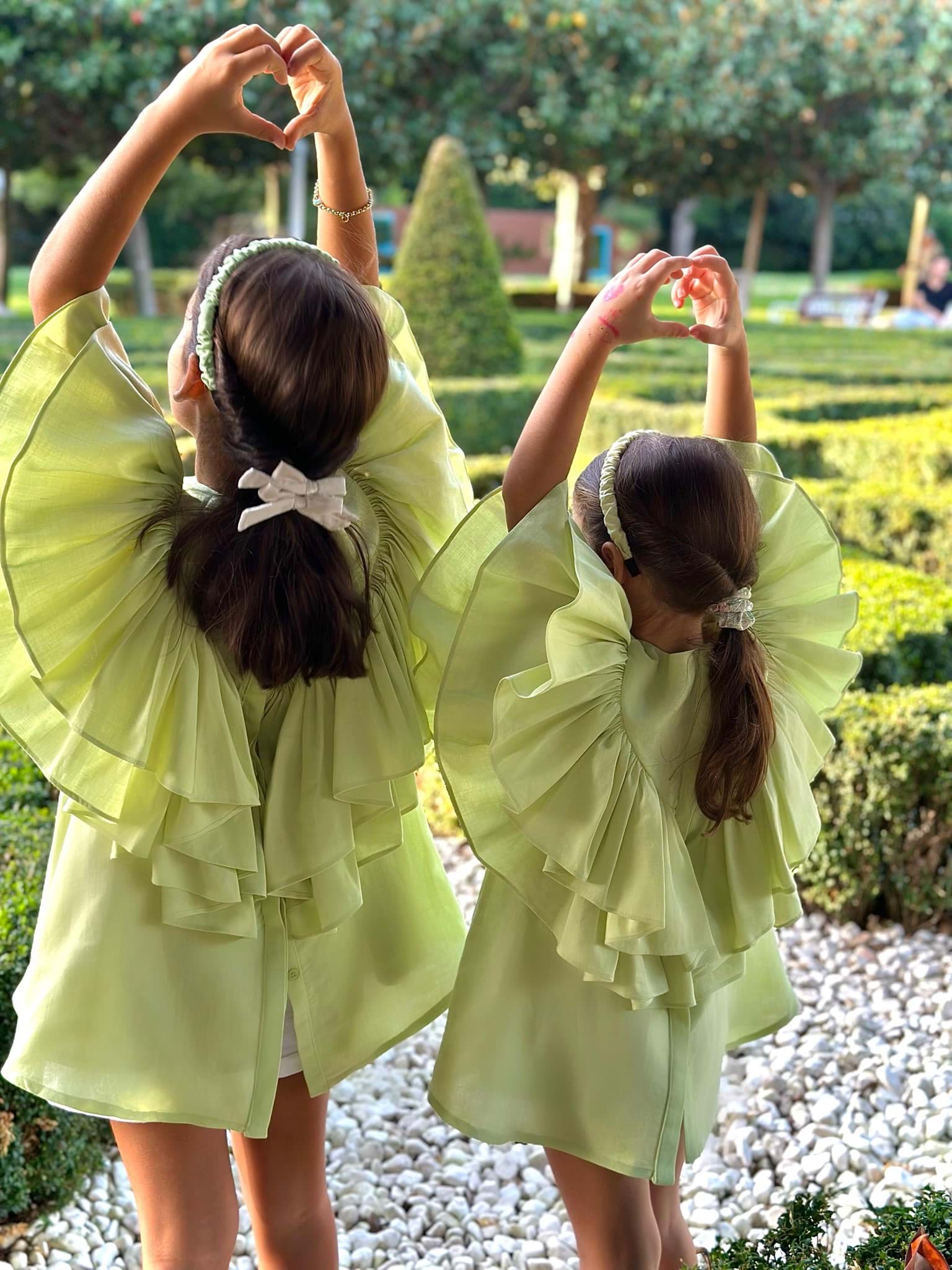 Butterfly Dress Fıstık Yeşili 4-6 Yaş resmi